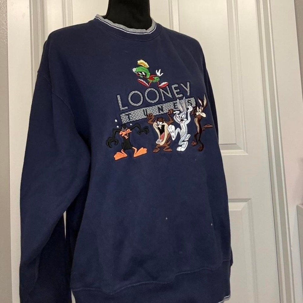 Vintage Looney Tunes Crewneck Sweatshirt – Warner Bros Studio Store – Size M